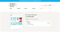 Desktop Screenshot of cuttheclutterbook.com
