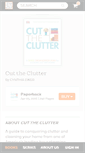 Mobile Screenshot of cuttheclutterbook.com